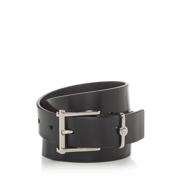 Versace Men's Column Leather Belt