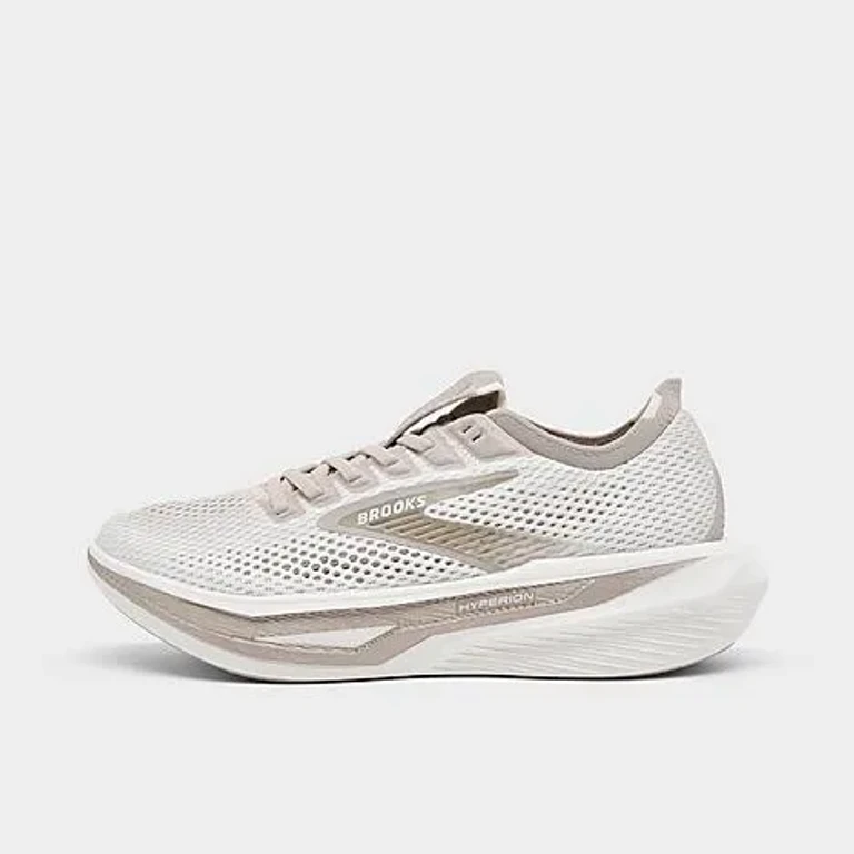 Brooks Women's Hyperion 3 Running Shoes in Coconut/Bronze/Mushroom Size: 5.0