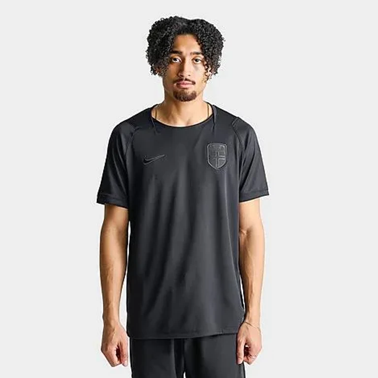 Nike Men's Norway 2026 Stadium Away Dri-FIT Replica Soccer Jersey in Black Size: Small