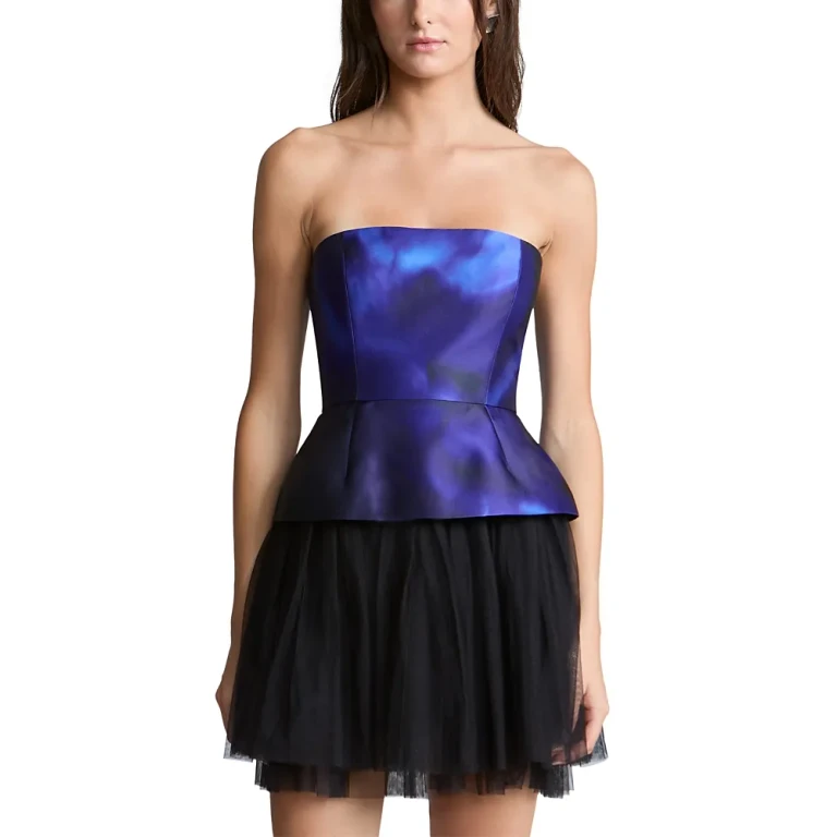 Bcbgmaxazria Strapless Tutu Mini Dress