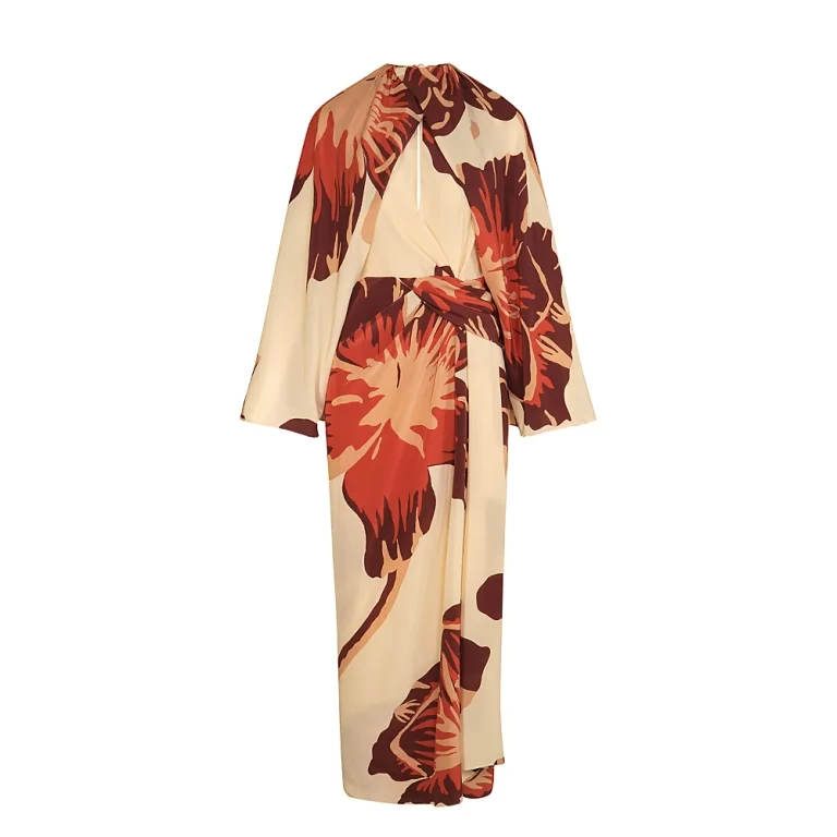 Johanna Ortiz Odyssey Silk Ankle Dress