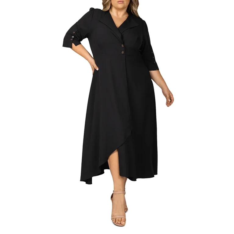 Slit-Sleeve Maxi Dress