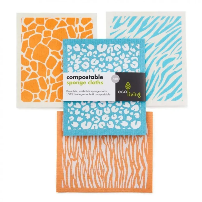 Compostable Sponge Cleaning Cloths