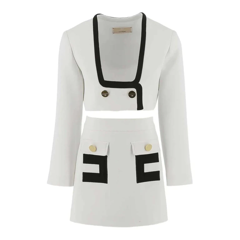 Elisabetta Franchi Combinaison - Blanc