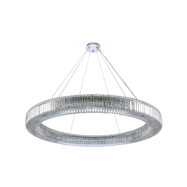 Rondelle 18-Light Pendant Light in Chrome