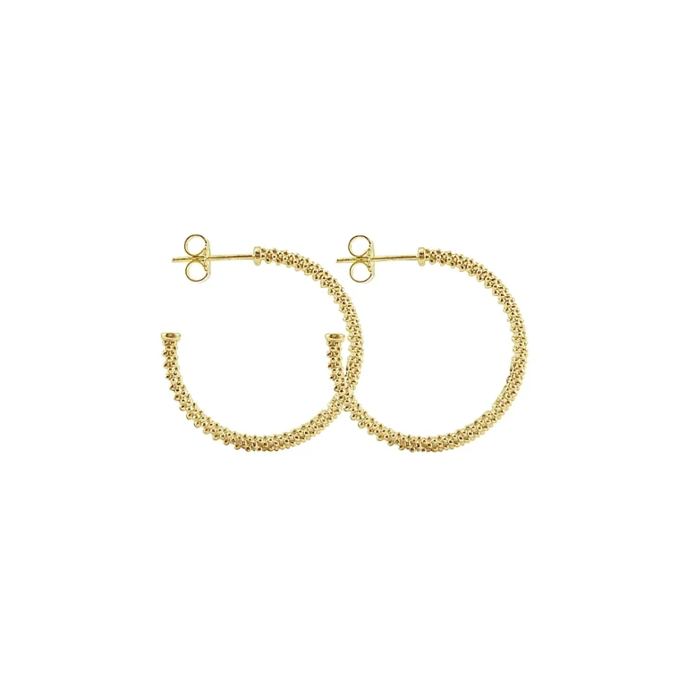 Lagos 18K Gold Hoop Earrings