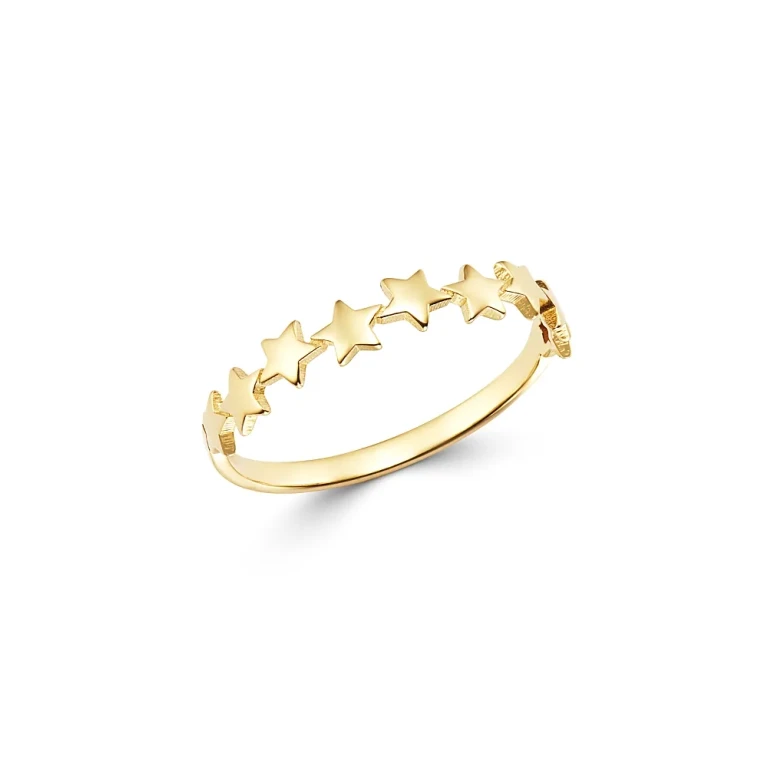Multi-Star Ring in 14K Yellow Gold - Exclusive
