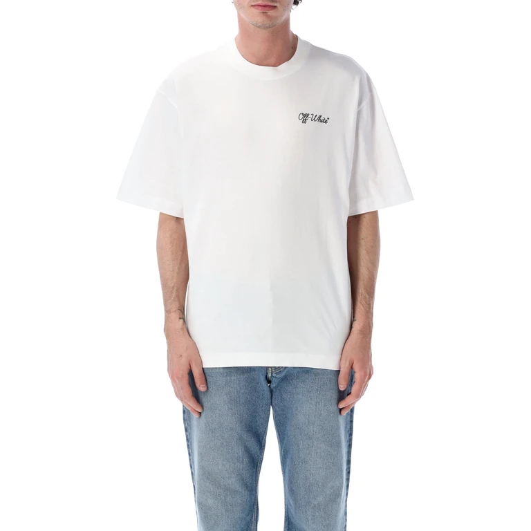 Off-White Script Skate T-Shirt Cotton Tshirt - Men