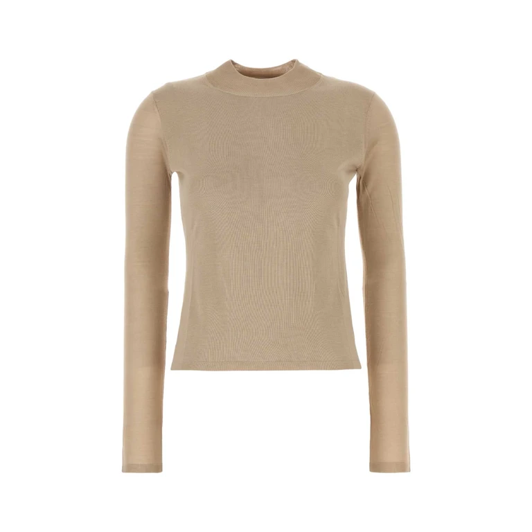 Max Mara Cappuccino Silk Falesia Sweater