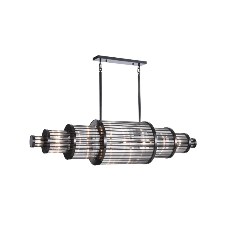 Polished Gunmetal LED Chandelier from the Waldorf Collection