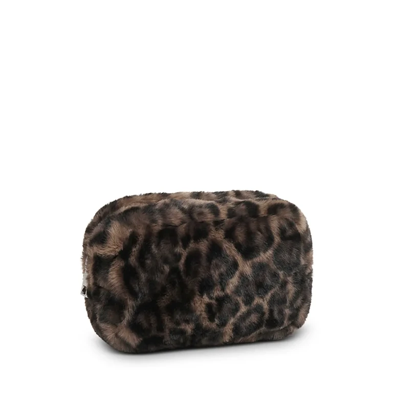 Apparis Noor Leopard Faux Fur Pouch