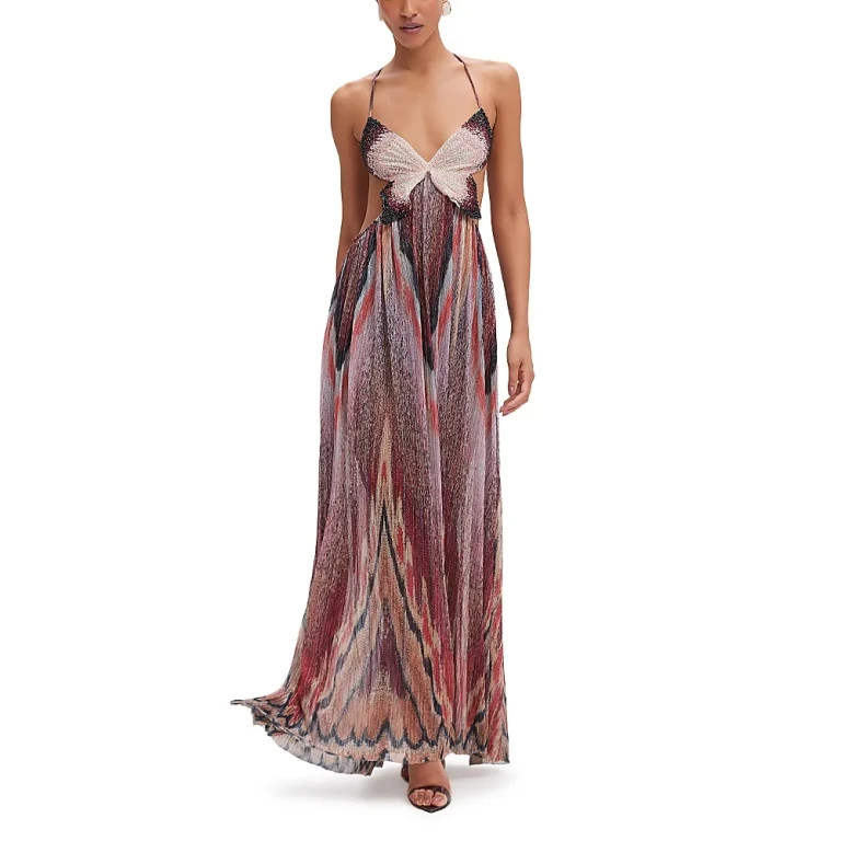 PatBO Papillon Butterfly Maxi Dress