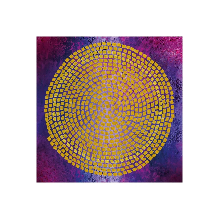 Gold Mosaic Photography Artwork | Andrew Martin Labyrinth