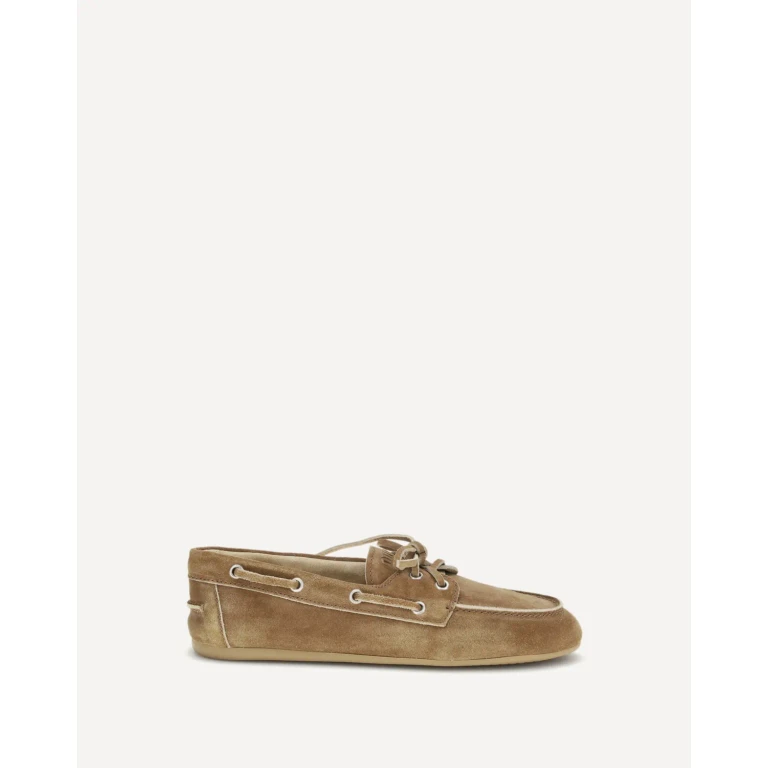 MIU MIU Delavé suede unlined Loafers Female 40