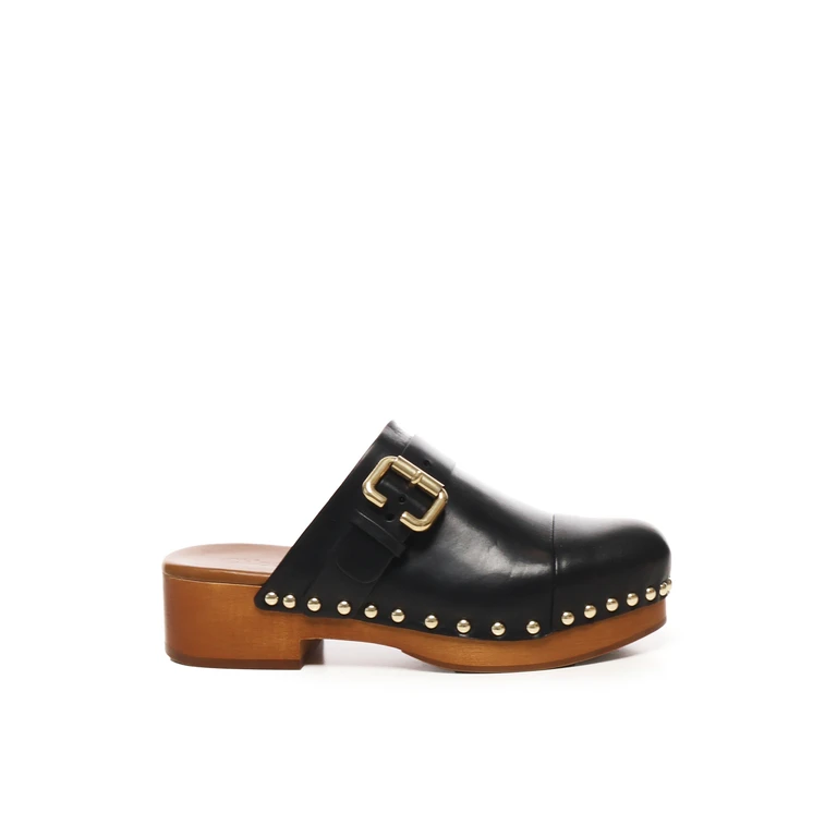 Chloè Sandals Black Calfskin - Women