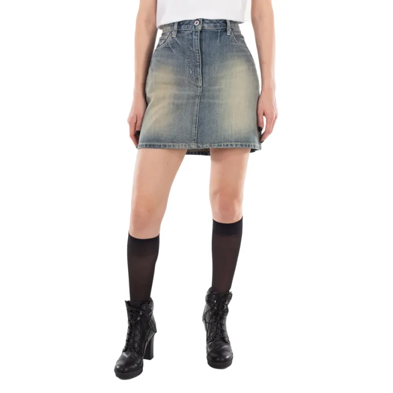 Kenzo High-Waisted Denim Skirt