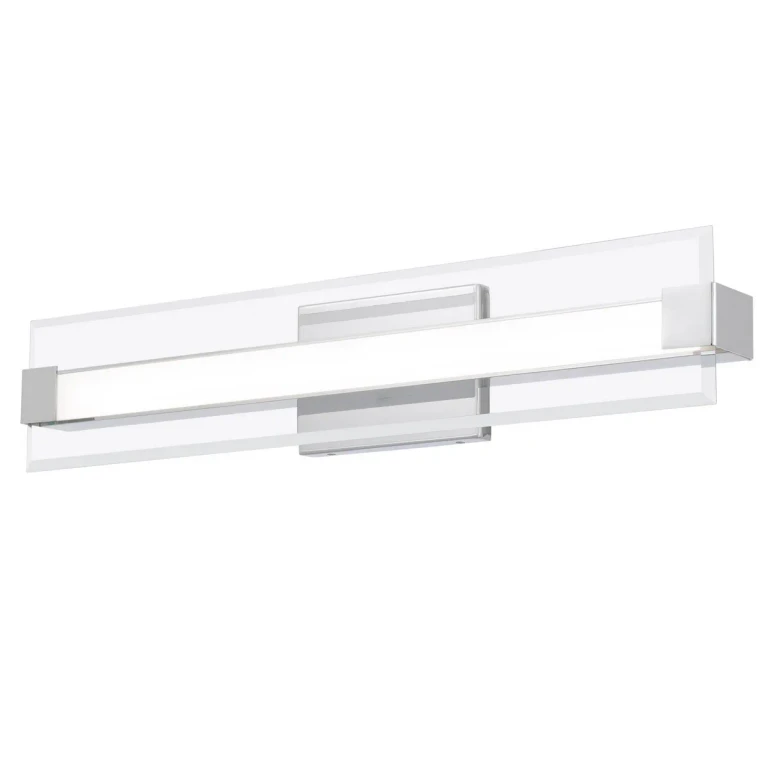 Salon LED Bathroom Vanity Light in Polished Chrome