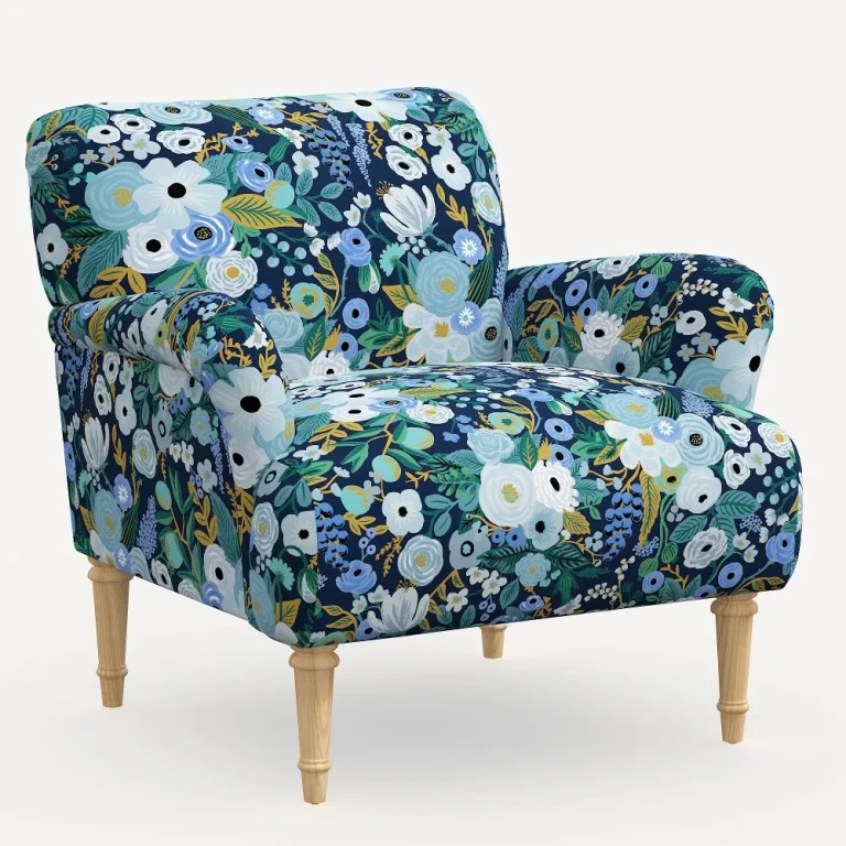Bristol Garden Party Blue Accent Chair