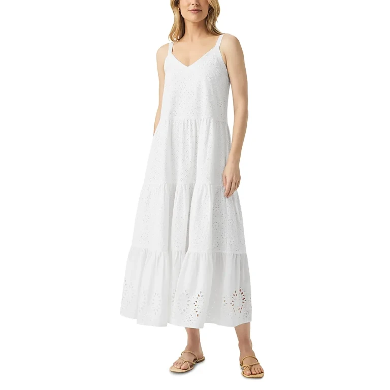 Splendid White Wynona Eyelet Dress