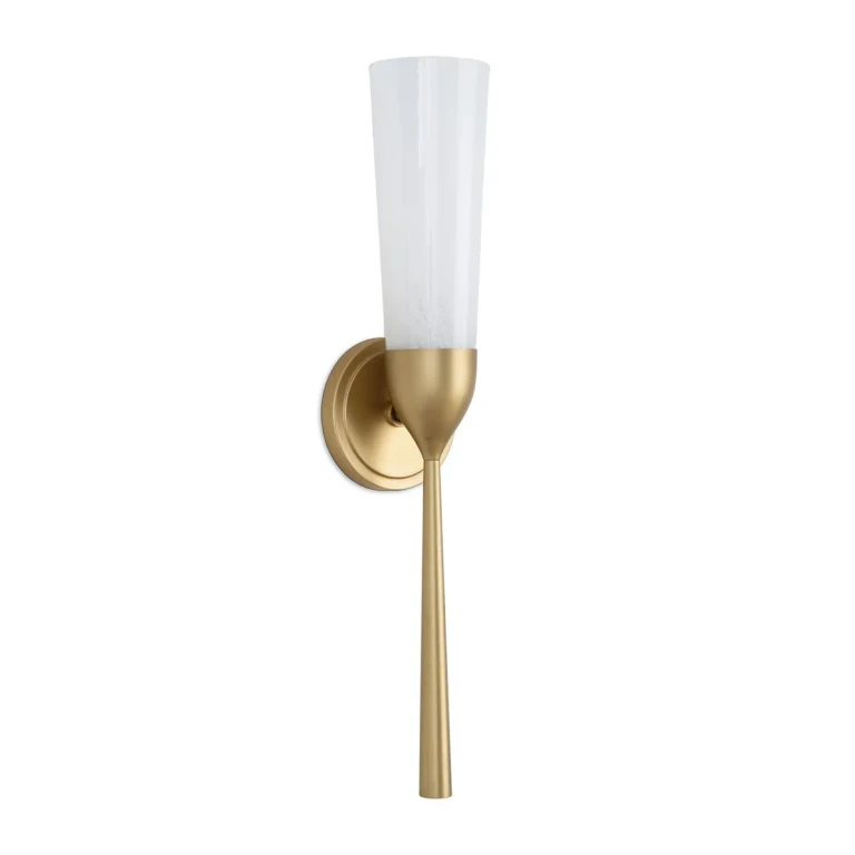 Natural Brass Wall Sconce from the Mousseaux Collection