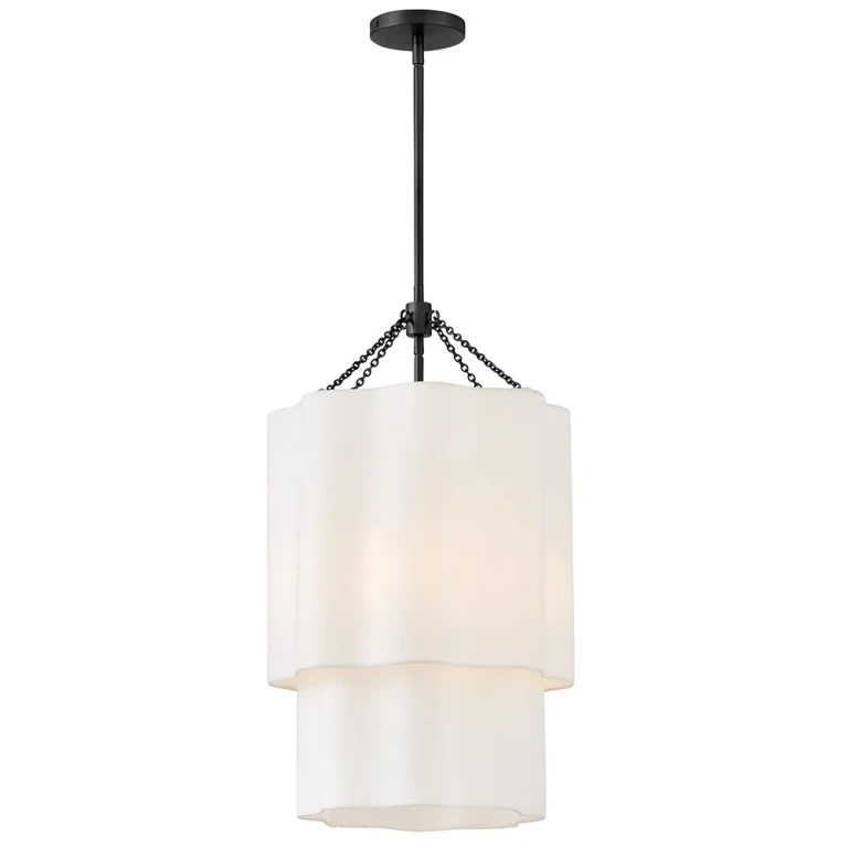 Black LED Pendant from the Gwen Collection