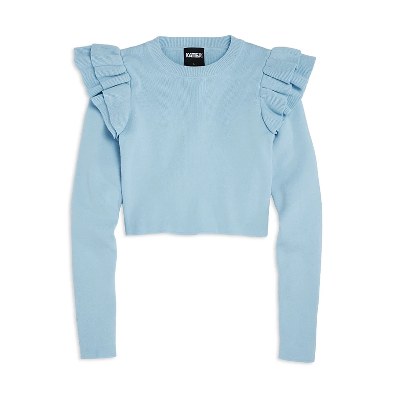 KatieJnyc Girls' Isla Long Sleeved Top - Big Kid