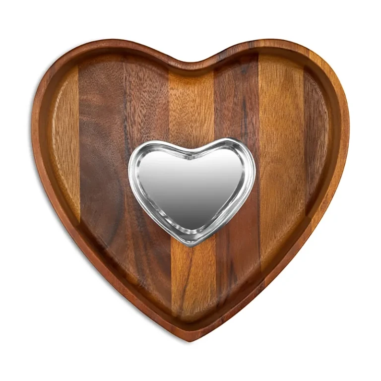 Nambe Eat Your Heart Out Chip and Dip Set