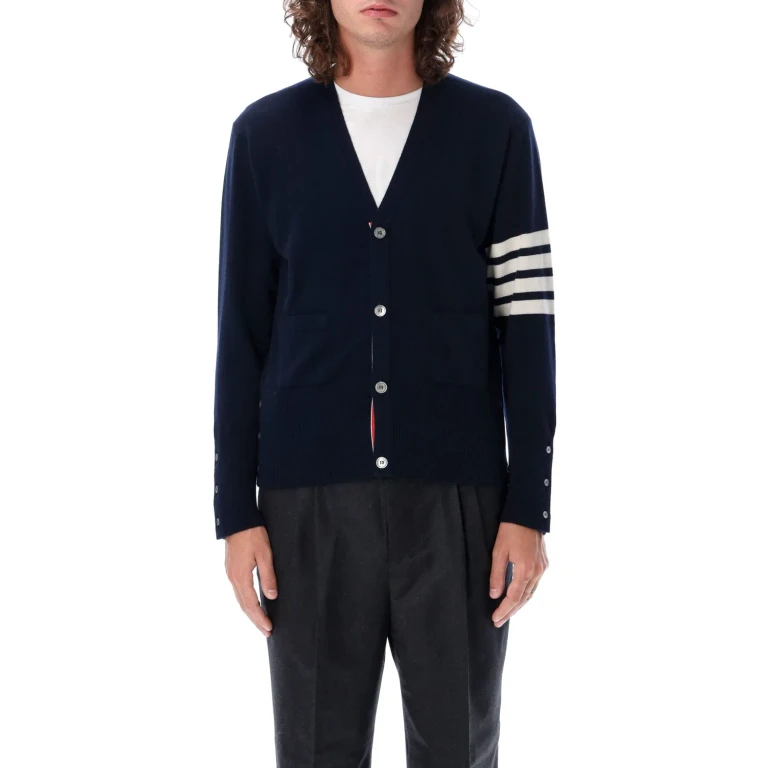 Thom Browne Strickjacke - Schwarz