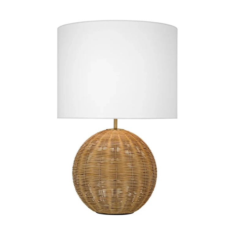 Burnished Brass One Light Table Lamp from the Mari Collection