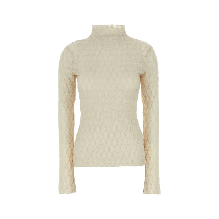 Camilla And Marc Ivory Stretch Polyester Sissil Top Bone Exterior: Elastane Maglie - Women