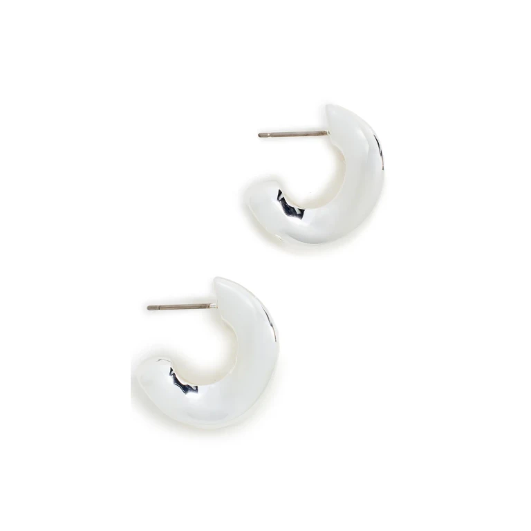 JENNY BIRD Chunky Doune Hoops High Polish Gold One Size