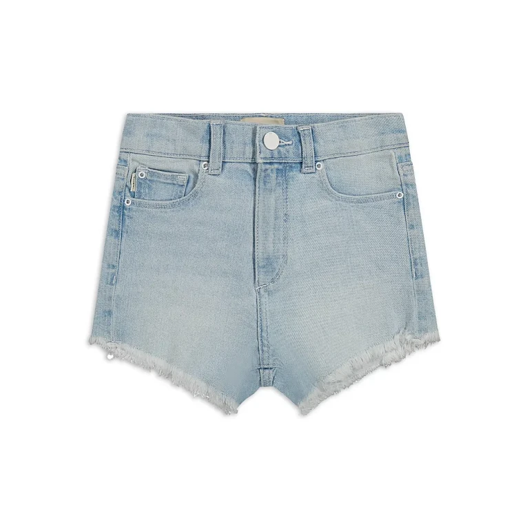 DL1961 Girls' Lucy Distressed Denim Shorts - Big Kid