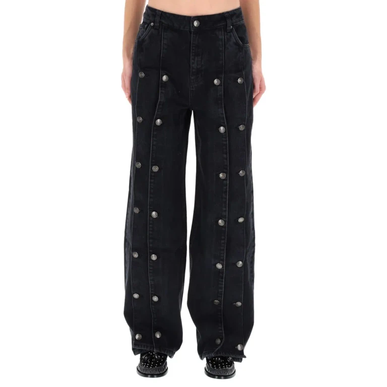 Rotate by Birger Christensen Jeans With Button Detail