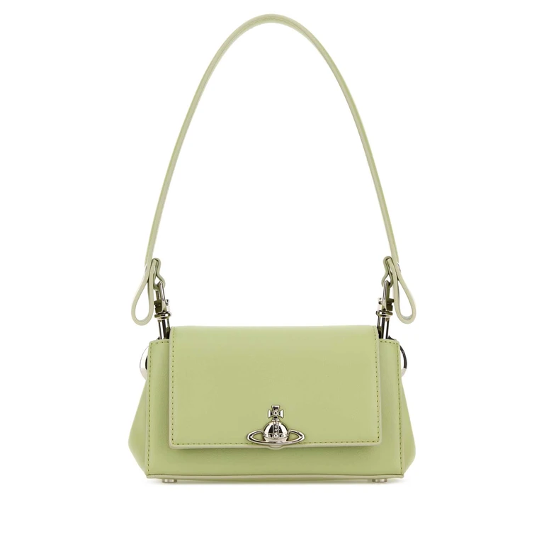 Vivienne Westwood Pastel Green Synthetic Leather Small Hazel Shoulder Bag Pastelgreen Borse A Mano - Women