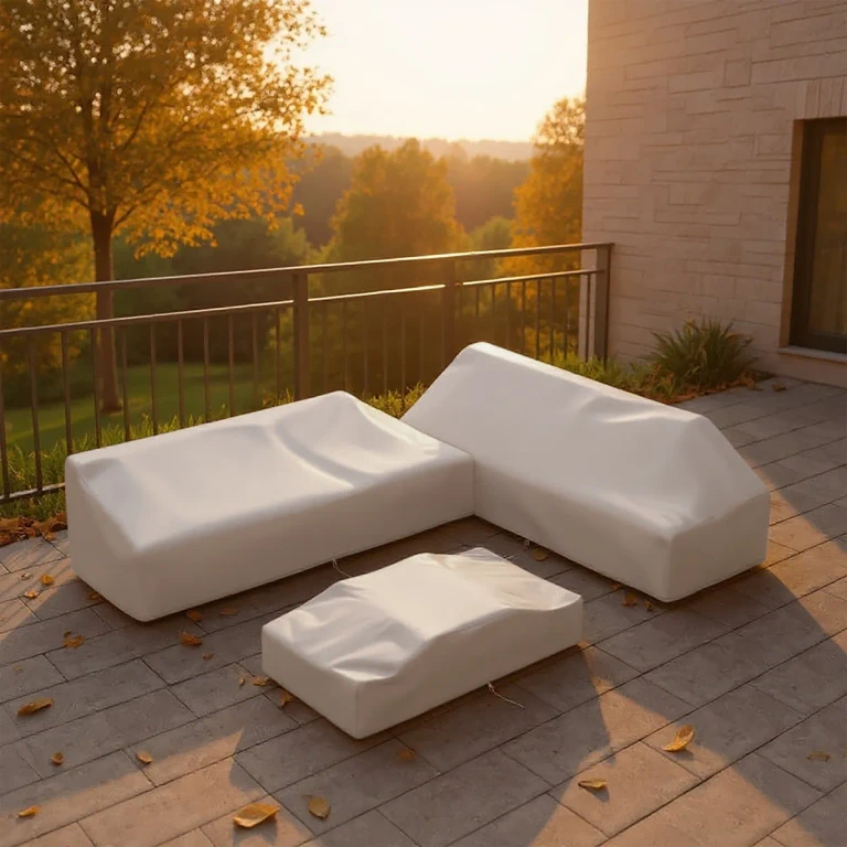600D Tough Canvas Waterproof Outdoor Patio Furniture Set Covers