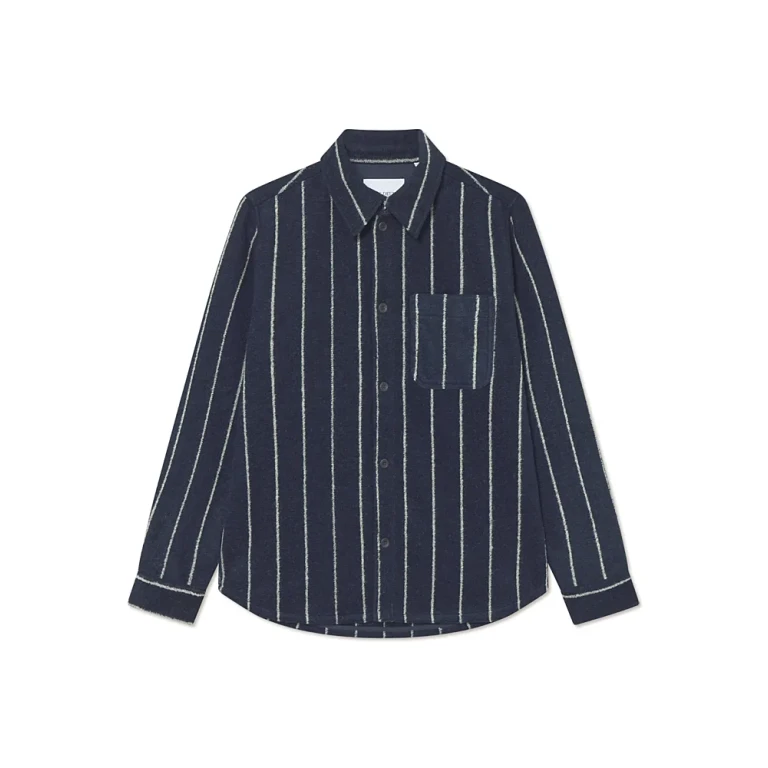 Les Deux Lennon Pinstripe Shirt Jacket