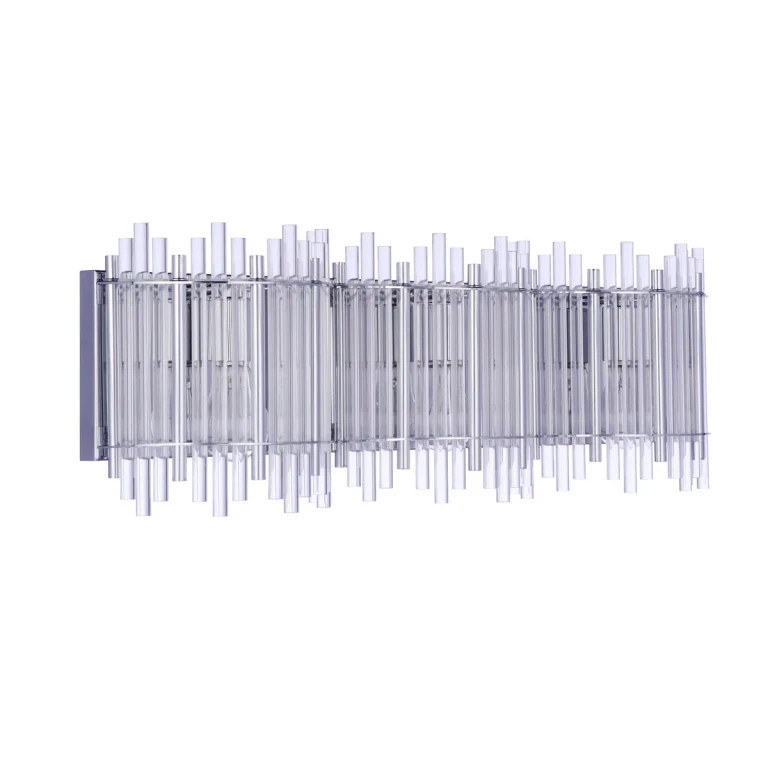 Chrome Three Light Vanity from the Reveal Collection