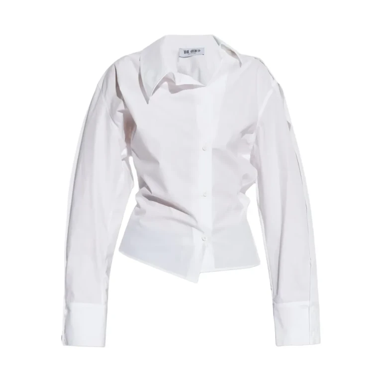 The Attico Buttoned Long-sleeve Top