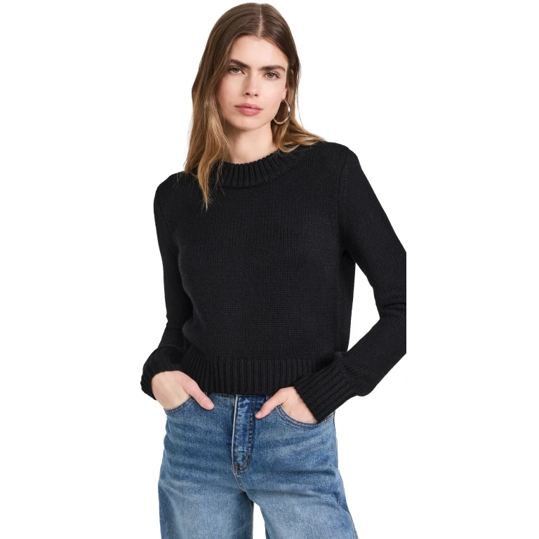 La Ligne Solid Mini Marin Sweater Cream XL