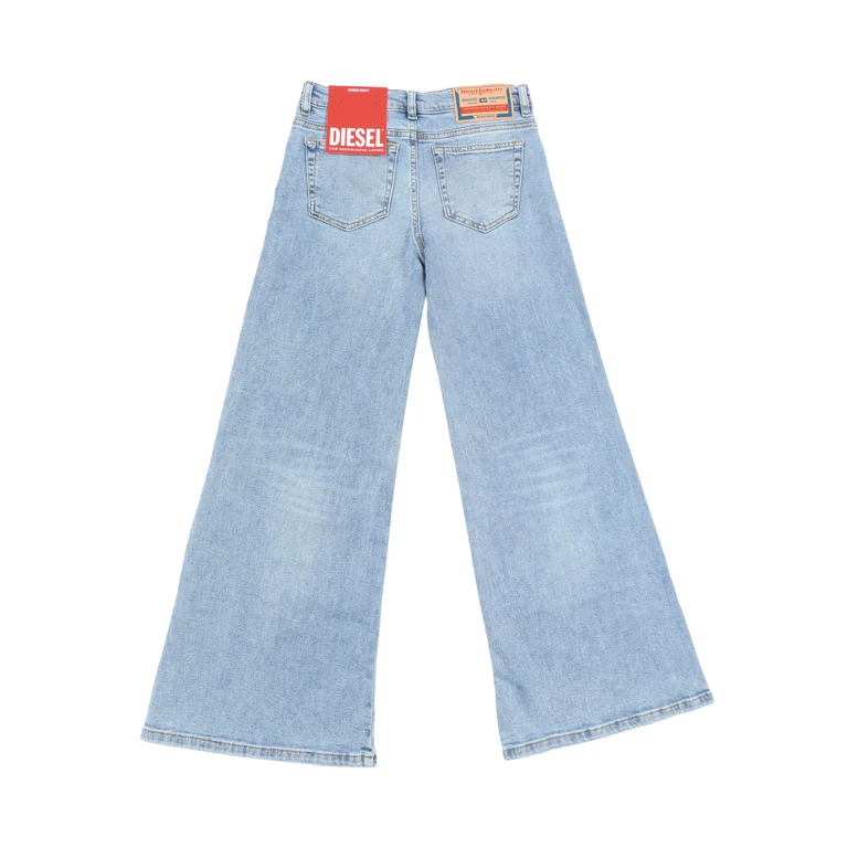 Diesel Kids 5 pockets Blue Cotton Elastane Jean