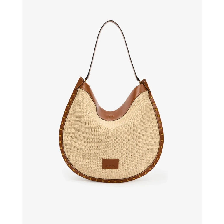 Sac Oskan Hobo Soft - Femme - Naturel Et Cognac - Isabel Marant