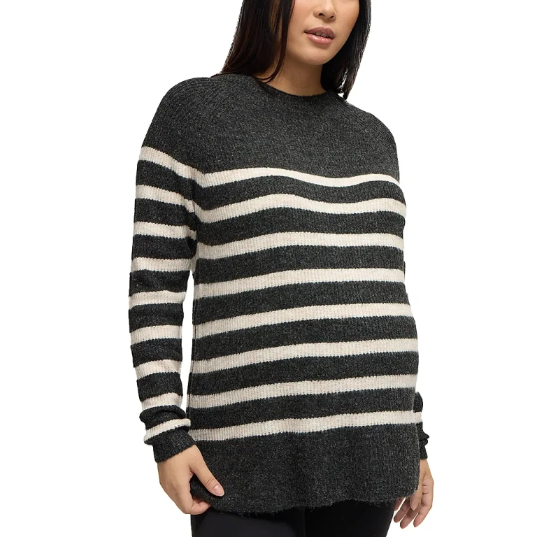 Ingrid & Isabel Maternity Raglan Stripe Sweater