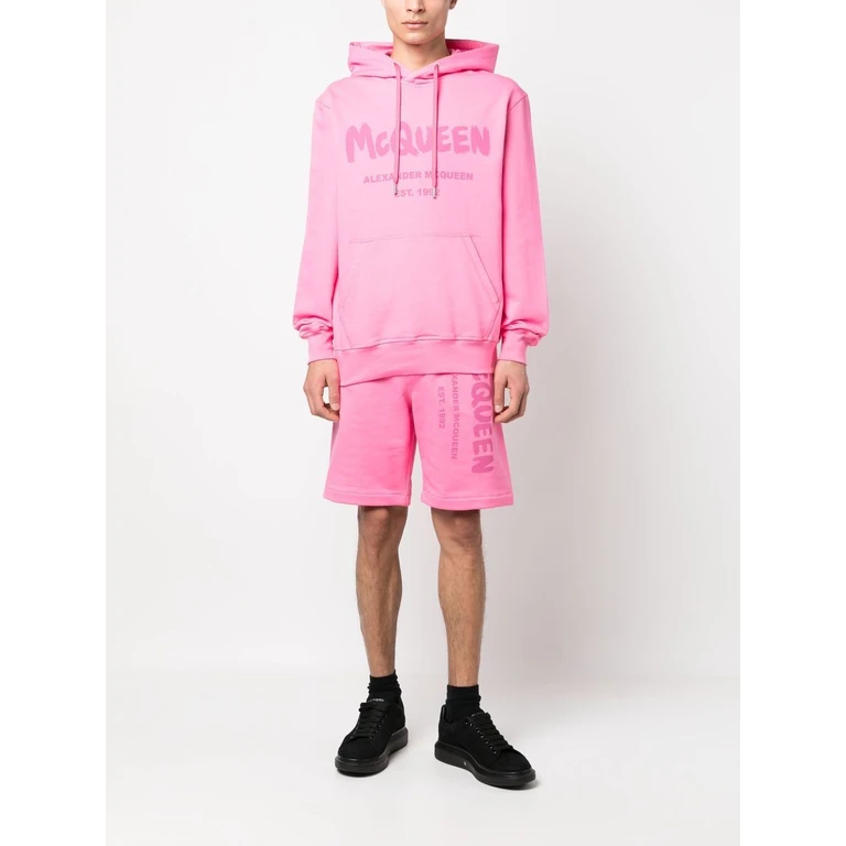 Alexander McQueen Shorts Pink Outer: Cotton Lining - Men