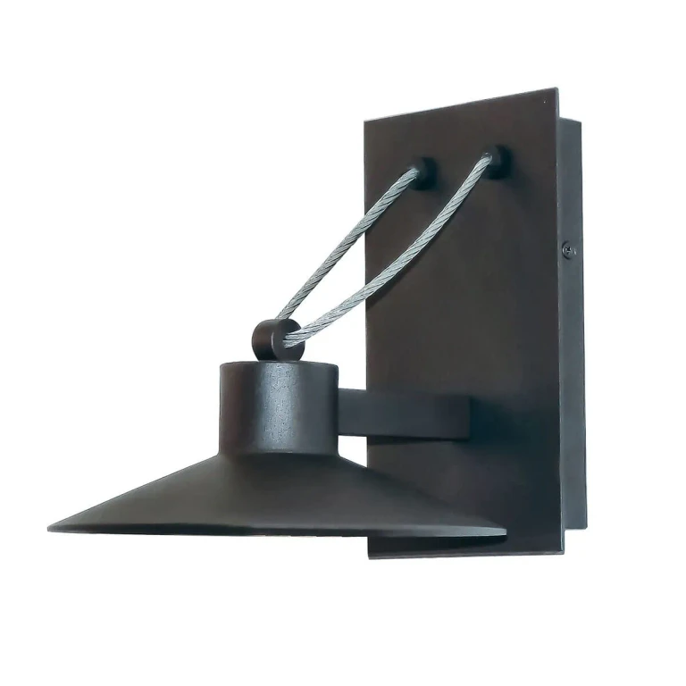 Maxim Civic 13.75" Outdoor Frosted Wall Mount in Architectural Bronze