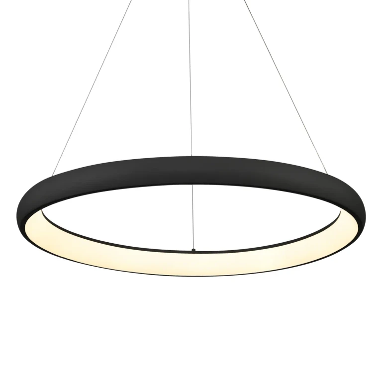 Black LED Pendant from the Cortana Collection