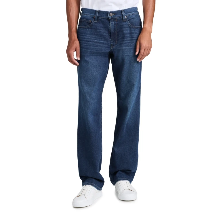 PAIGE Exclusive Doheny Relaxed Straight Jeans Trider 34