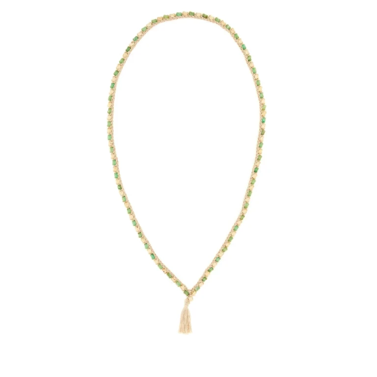 Alanui Embellished Crochet Necklace