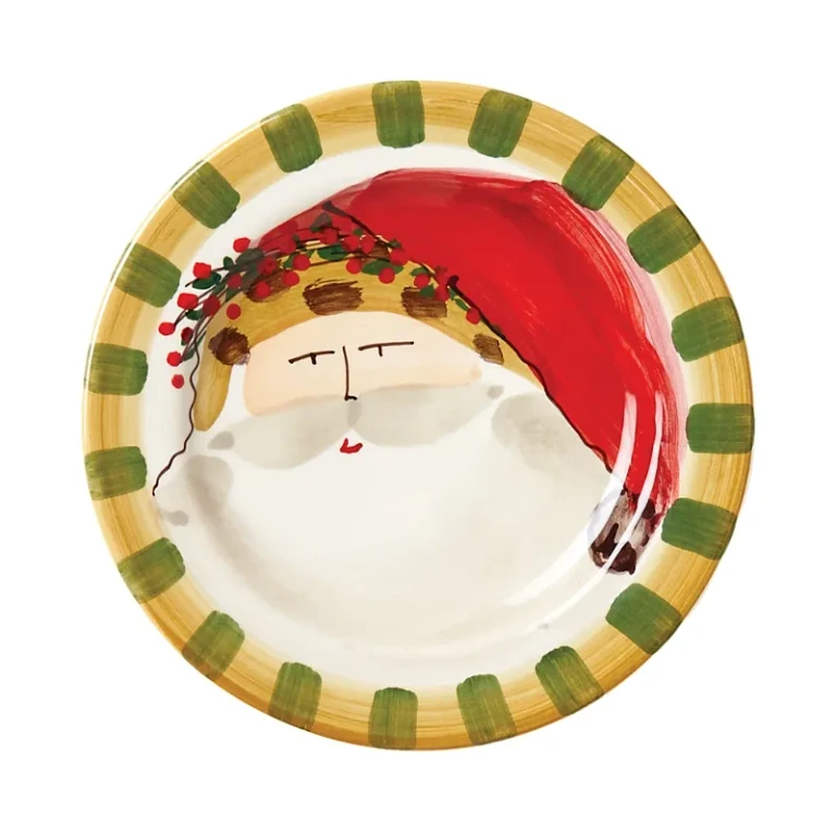 Vietri Old St. Nick Round Salad Plate