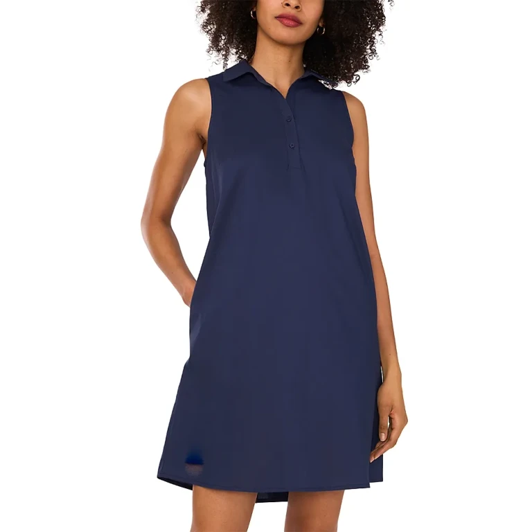 1.state Sleeveless Collared Dress