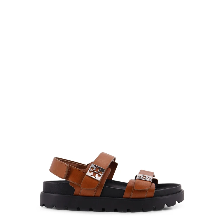 Tory Burch Sandals Leather Brown Pelle - Women